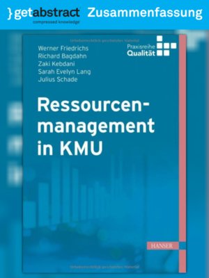 cover image of Ressourcenmanagement in KMU (Zusammenfassung)